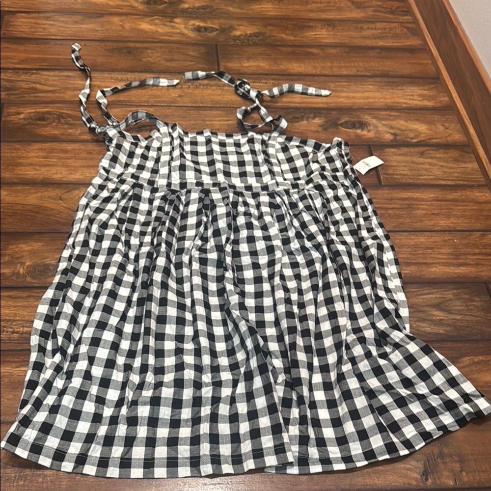 Old Navy Black and White Mini Dress